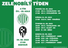 Zelenobílý týden > 29. 05. - 04. 06. 2023