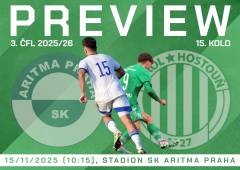 PREVIEW | Sokolové míří do Prahy! Dalším soupeřem bude Aritma Praha